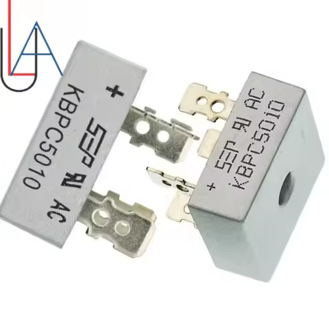 LAUBEI 2PCS/Lot KBPC5010 Diode bridge rectifiers diodes 50A 1000V KBPC 5010 power rectifier diode el