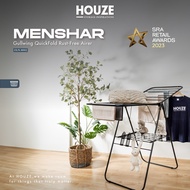 HOUZE - Menshar Gullwing QuickFold Rust-Free Airer Rack | Laundry Rack