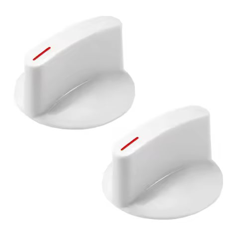 【2026 Popular】2 Pack WH1X2721 Dryer Knob, Replacement For Hotpoint GE Dryer Machine Parts Replaces A