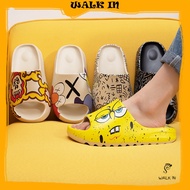 READY STOCK🎁WALK IN Kanye West Yezzy Slide Men's and Women's Casual Slippers Sandals