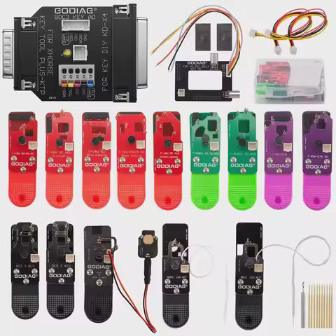 GODIAG BCP U KEY BDC2 BDC3 14-in-1 Adapter Kit for 5C/5D Encrypted Key Programming & Matching Suppor