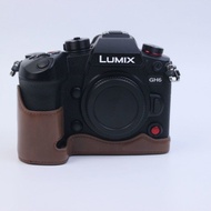 Suitable for Panasonic GH5 gh6 Faux Leather Base Camera Half Set Screws GH-6 Protective Case