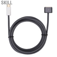 Skill USB C To Magnetic 3 Cable  Flexible Nylon Charging PD 140W for M2 Laptop