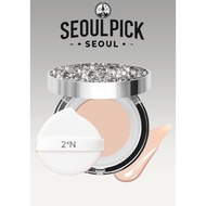2aN Gleaming Tension Pact SPF37 PA++ Korean Cushion Foundation Natural Dewy Skin