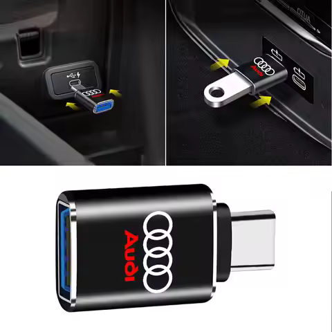 OTG USB 3.0 To Type C Adapter Mini Converter Phone Charging Cable Charger For Audi Sline A6 Q7 A7 A8