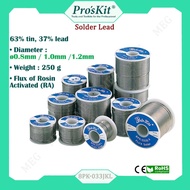 Solder Lead 0.8mm / 1.0mm / 1.2mm (250G) Pro'skit 8PK-033J/K/L