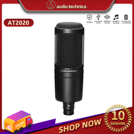 ชุดไมโครโฟนคอนเดนเซอร์มืออาชีพ Audio Technica AT2020 สำหรับสตูดิโอบันทึกเสียง