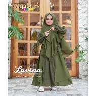 Lovina Ied Series / Gamis Syari Anak / Gamis Anak / Syari Anak Best