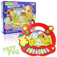 Electric Piano Key Sound Music And Farm Animal Sound Keyboard Educational Toy