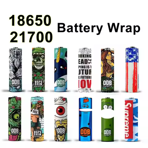 10PCS 18650 20700 21700 Battery PVC Protected Cover Skin Heat Shrink Tube Pack lithium Case Sleeve I