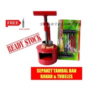 Burn tire patch stove tire patch tire patch