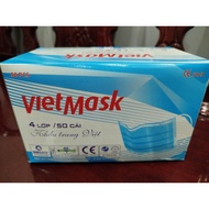 VietMask masks. 1 box of 50 pieces. 4 antibacterial layers. Genuine products of Thanh Phat Medical S