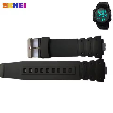 1 Set Sports Watch Accessories for Skmei 1068 1301 1560 1231 Plastic Wristband Adjustable Replacemen