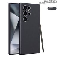 Thẩm mỹ màu tím vỏ cho Samsung Galaxy S24 Ultra s24u thiết kế thời trang S24 s24plus Ốp điện thoại c