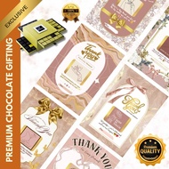 REBENICE 1Pcs Premium Farewell Rose Gold Chocolate Gift Edition Gift Colleague in bulk Patchi Premiu