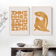 Matisse Abstract Nude Woman Poster Mid Century Art Print Neutral Canvas Painting Modern Boho Wall Picture For Bedroom Home Decor