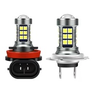 2x 2000LM H4 H7 H11 9005 LED Fog Lamp H16JP H10 9005 HB3 9006 HB4 LED For BMW VW Benz Audi A3 8P A4 
