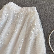 [READY STOCK] LP 64-100 Wendy Sequin Party Skirt Rok Pesta Korean Style Premium