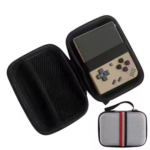 Storage Bag for Miyoo Mini+ RG35XX Plus RGB20S Case Game Consoles Bag with Pocket Handbag for Miyoo 