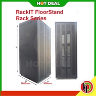 RackIT 19" 42U Trunking 800x1000 Floor Stand Server Rack - 42U 800x1000 Trunking Server Rack