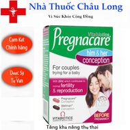 Pregnacare Him & Her 60v fertility pills - helps increase fertility for both men and women