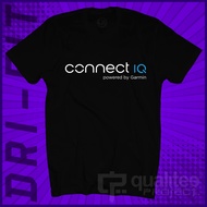 New Connect IQ powered by Garmin Logo Dry Fit Tee Shirt Quick Dry Breathable and Cool Round Neck Tra