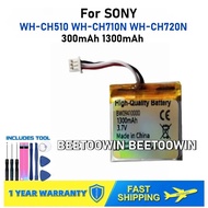 For SONY WH-CH510 WH-CH710N WH-CH720N 300mAh 1300mAh Headphone Battery