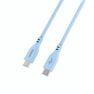 omars 炫彩快速傳輸充電線PD60W Type-C to Type-C-1M:晴天藍