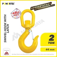 Swivel Hook with Latch 2 Ton POWERTEC