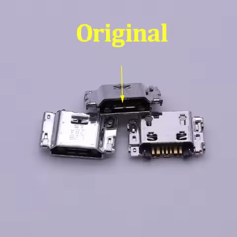 10pcs/lot Micro USB Charging Port Jack Connector For Samsung J5 SM-J500 J1 SM-J100 J100 J500 J5008 J