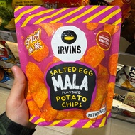 IRVINS Salted Egg Mala Potato Chips Keripik Salted EggKentang