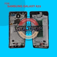 SAMSUNG GALAXY A72 ORIGINAL NEW LCD MIDDLE BONE HOLDER FRAME