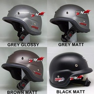 HBC Army Retro Classic Helmet Half Pilot Open Face Helmet