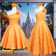 Crazy Zoo 2 Judy cos costume Anime Costume Rabbit Police Officer Judy Yellow Dress cosplay Costume/H