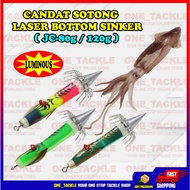 Candat sotong laser bottom squid jig 80g ,120g bocean