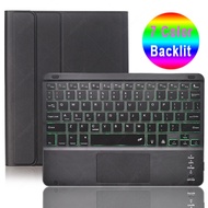 Touchpad Keyboard Case for Samsung Galaxy Tab S7 FE 12.4 Inch Cover With Keyboard For Samsung Tab SM-T730 SM-T733