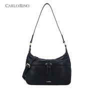 Carlo Rino Harper Utility Shoulder Bag - Black