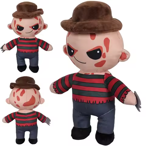 Freddy Krueger Plush Cosplay Plushine Movie Nightmare Roelplay Streets Soft Stuffed Mascot Adult Bir