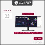 LG 34WQ500 34 FHD UltraWide™ IPS Display Monitor 3 yrs warranty (Online Exclusive) + Free Delivery