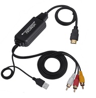 ✨ HDMI 轉 RCA/AV 轉換器 | 駁舊電視投影機 PS3 DVD | 即插即用高清轉模擬影像音訊 ✨ HDMI to RCA/AV Converter | Connect New Devic