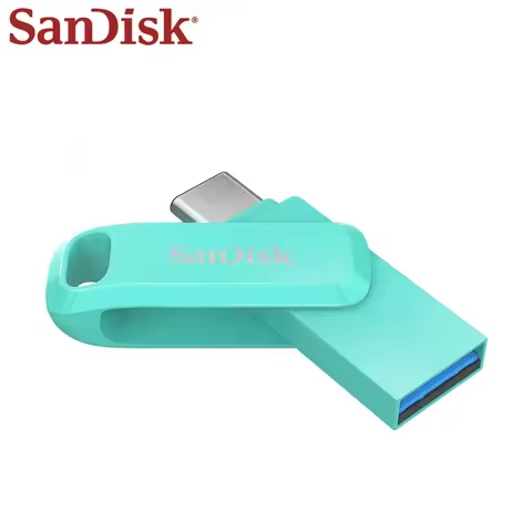 Sandisk Ultra Dual Drive DDC3 Portable Flash Drive USB3.2 Up to 400MB/s Rotating 2-in-1USB 64GB 128G