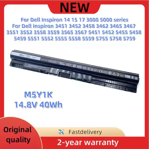 New M5Y1K Laptop Battery For Dell Inspiron 14 15 17 3000 5000 3451 3459 3551 5545 5755 series GXVJ3 