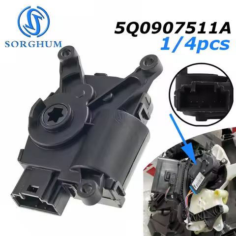 5Q0907511A A/C Air Conditioning Heater Flap Actuator Motor For Audi Q3 A3 TT S3 Q2L VW Golf Tiguan S