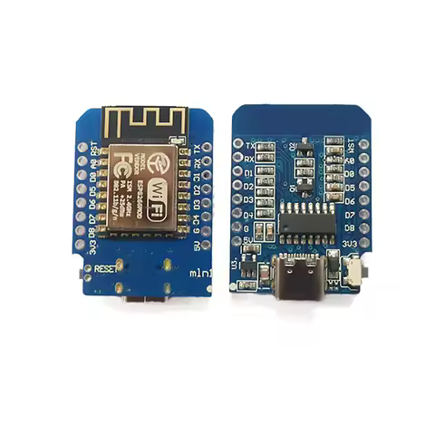 ESP8266 NodeMCU D1 Mini WiFi Dev Board Type-C USB CH340C 4MB Flash Compatible with Arduino IDE for I