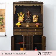 Buddha Altar Standing Cabinet Buddha Offering Table Altar Deity Offering Table Buddha Shrine With Do