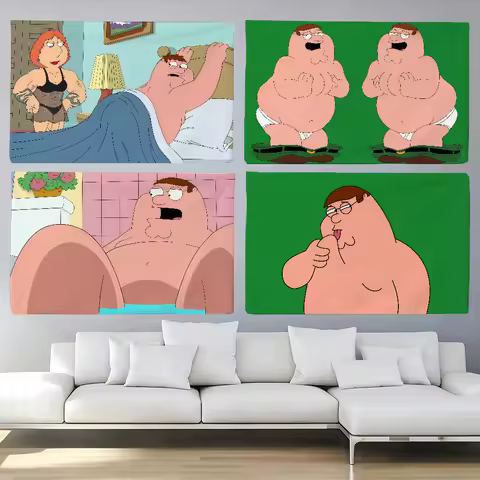 Cartoon Peter Griffin flag For Decoration Outdoor Picnic Hanging Home Camping Party Banner