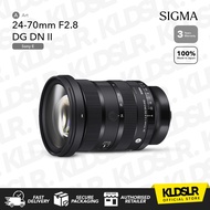 Sigma 24-70mm II F2.8 DG DN Art Lens (Version 2) - SI247028E / SI247028L for Sony A7IV / A7MK IV / A
