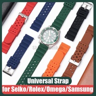 20mm 22mm Silicone Watch Band for Seiko No. 5 SKX007 SKX009 SRP777J1 Prospex Strap Rubber Soft Brace