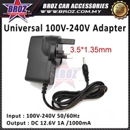 Universal Charger AC to DC adapter (100V-240V) 12.6V 1A UK adapter converter powerbank