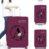 Better Quality! Premium luggage cover 20-24 Inches--Garland letter series luggage cover protector